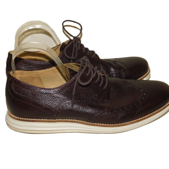 Cole Haan Grand.OS Leather Wingtip Lace Up Oxfords Size 10M Men\'s Shoes